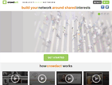 Tablet Screenshot of crowdact.com